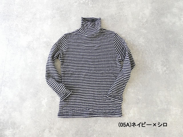 prit(プリット) 1/25ウール綿接結ボーダー タートルネックプルオーバーの商品画像56