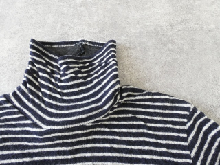 prit(プリット) 1/25ウール綿接結ボーダー タートルネックプルオーバーの商品画像59