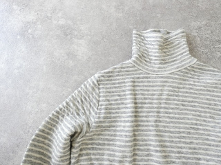 prit(プリット) 1/25ウール綿接結ボーダー タートルネックプルオーバーの商品画像72