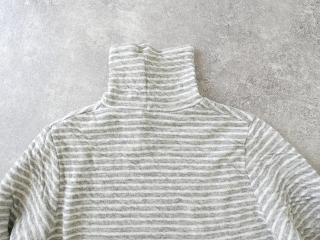 prit(プリット) 1/25ウール綿接結ボーダー タートルネックプルオーバーの商品画像75