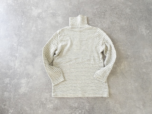 prit(プリット) 1/25ウール綿接結ボーダー タートルネックプルオーバーの商品画像85