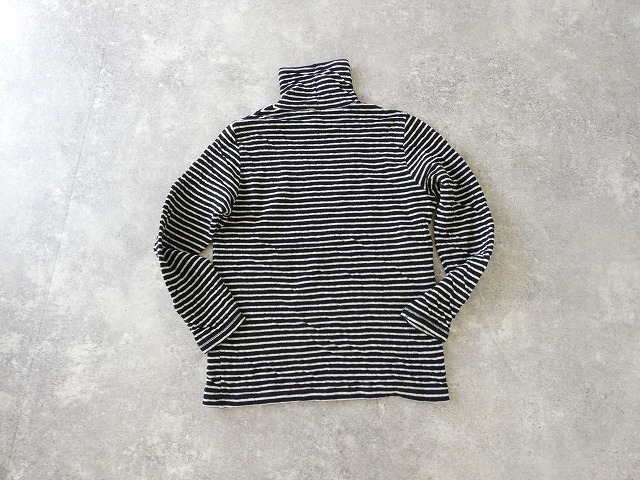 prit(プリット) 1/25ウール綿接結ボーダー タートルネックプルオーバーの商品画像99