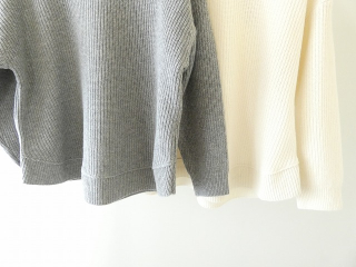 sabbatum(サバタム) メリノスラム畦編みヘムラウンドプルオーバーの商品画像17