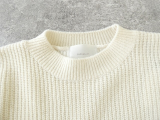 sabbatum(サバタム) メリノスラム畦編みヘムラウンドプルオーバーの商品画像31