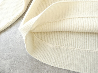 sabbatum(サバタム) メリノスラム畦編みヘムラウンドプルオーバーの商品画像35