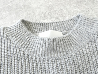 sabbatum(サバタム) メリノスラム畦編みヘムラウンドプルオーバーの商品画像45