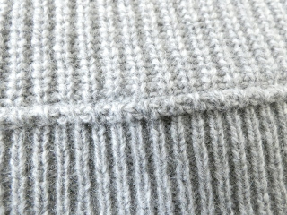 sabbatum(サバタム) メリノスラム畦編みヘムラウンドプルオーバーの商品画像47