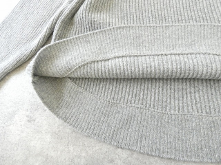 sabbatum(サバタム) メリノスラム畦編みヘムラウンドプルオーバーの商品画像48