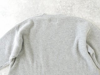 sabbatum(サバタム) メリノスラム畦編みヘムラウンドプルオーバーの商品画像49