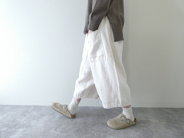 tumugu(ツムグ) ソリトリネン8分丈パンツの商品画像2