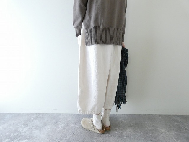 tumugu(ツムグ) ソリトリネン8分丈パンツの商品画像5