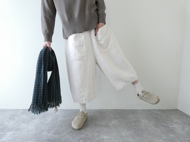 tumugu(ツムグ) ソリトリネン8分丈パンツの商品画像6