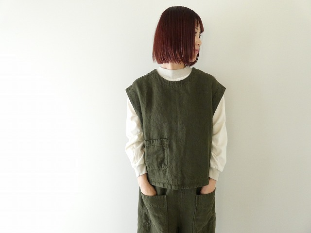 tumugu(ツムグ) ソリトリネン2wayベストの商品画像1