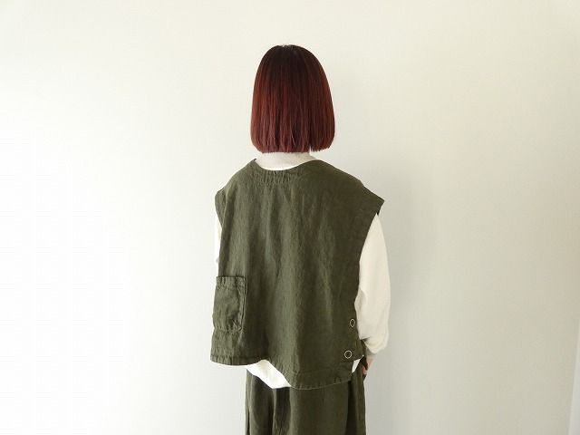 tumugu(ツムグ) ソリトリネン2wayベストの商品画像8