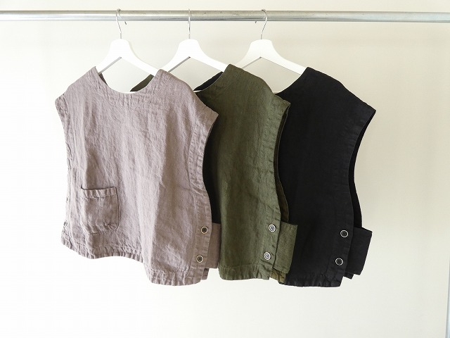 tumugu(ツムグ) ソリトリネン2wayベストの商品画像9