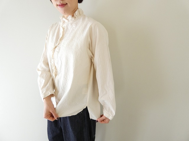 vb フリルデザインコットンブラウスの商品画像6