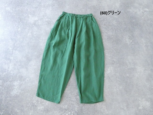 ina(イナ) フレンチリネンキャンバスウエスト切替ゴムタックパンツの商品画像42