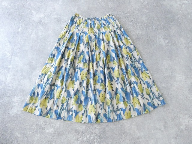 ina(イナ) 綿麻シーチングタックスカートの商品画像12