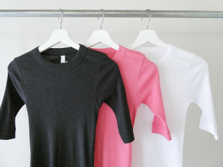 homspun(ホームスパン) 丸胴テレコクルーネック半袖プルオーバーの商品画像16