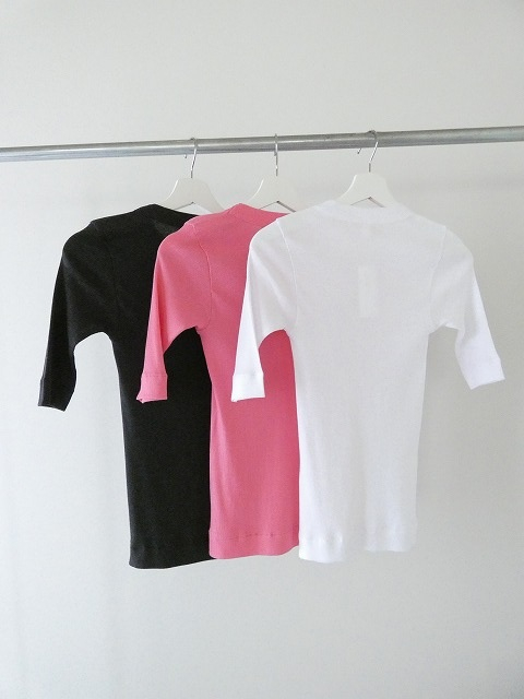 homspun(ホームスパン) 丸胴テレコクルーネック半袖プルオーバーの商品画像9