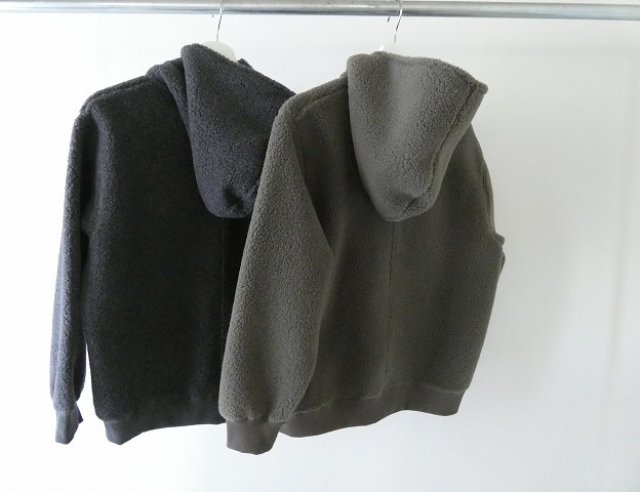 BLUE LAKE MARKET(ブルーレイクマーケット) シープボアフロントボタンパーカーの商品画像11