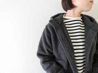 BLUE LAKE MARKET(ブルーレイクマーケット) シープボアフロントボタンパーカーの商品画像16