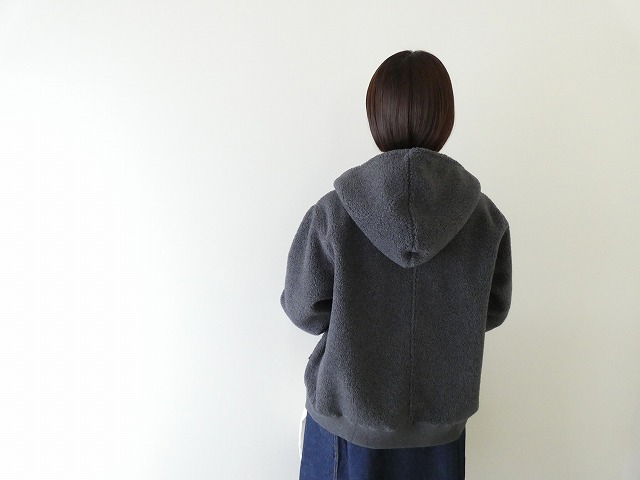 BLUE LAKE MARKET(ブルーレイクマーケット) シープボアフロントボタンパーカーの商品画像5