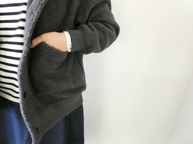 BLUE LAKE MARKET(ブルーレイクマーケット) シープボアフロントボタンパーカーの商品画像6