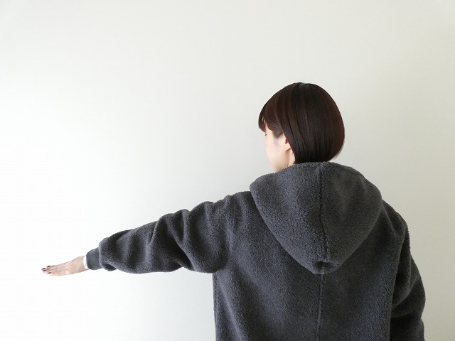 BLUE LAKE MARKET(ブルーレイクマーケット) シープボアフロントボタンパーカーの商品画像7