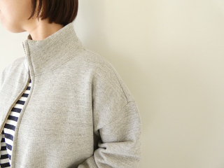 BLUE LAKE MARKET(ブルーレイクマーケット) リサイクルTOP度詰裏毛起毛ジップスタンダードカラーパーカーの商品画像16