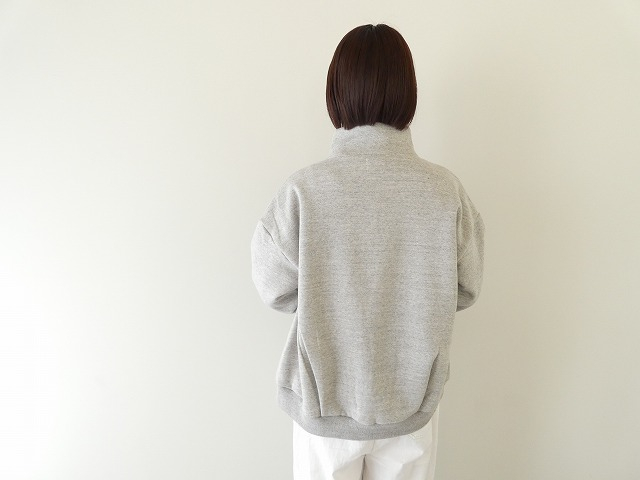 BLUE LAKE MARKET(ブルーレイクマーケット) リサイクルTOP度詰裏毛起毛ジップスタンダードカラーパーカーの商品画像3