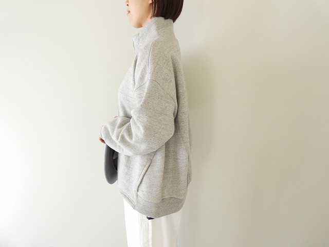 BLUE LAKE MARKET(ブルーレイクマーケット) リサイクルTOP度詰裏毛起毛ジップスタンダードカラーパーカーの商品画像7