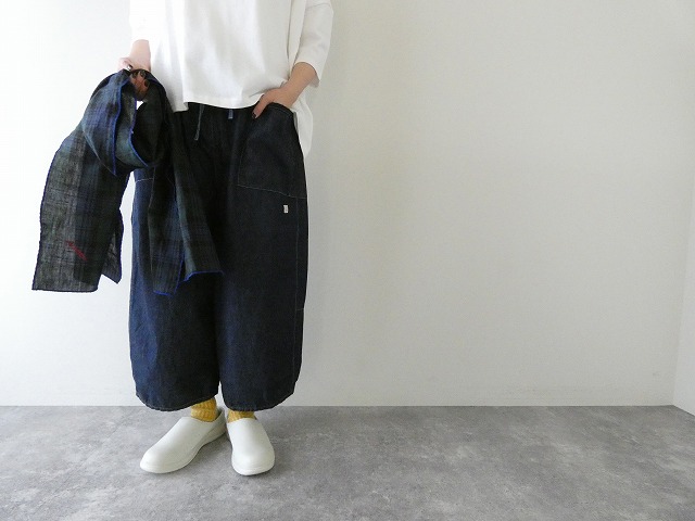 快晴堂(かいせいどう) Girl'sライトオンスデニム 斜めポケットNewころんパンツの商品画像1