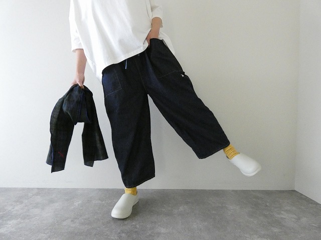 快晴堂(かいせいどう) Girl'sライトオンスデニム 斜めポケットNewころんパンツの商品画像6