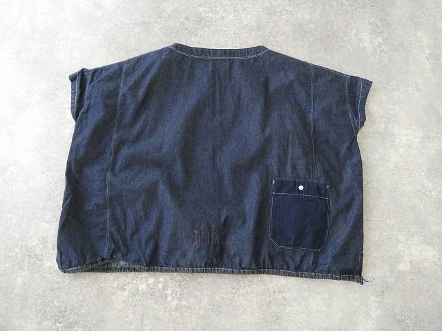 快晴堂(かいせいどう) Girl'sライトオンスデニムWide-Tシャツの商品画像13