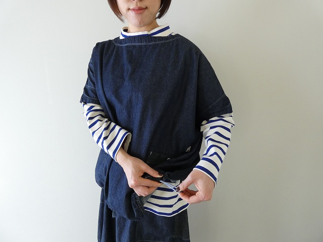 快晴堂(かいせいどう) Girl'sライトオンスデニムWide-Tシャツの商品画像7