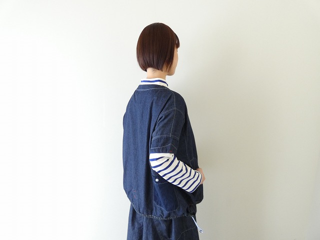 快晴堂(かいせいどう) Girl'sライトオンスデニムWide-Tシャツの商品画像8