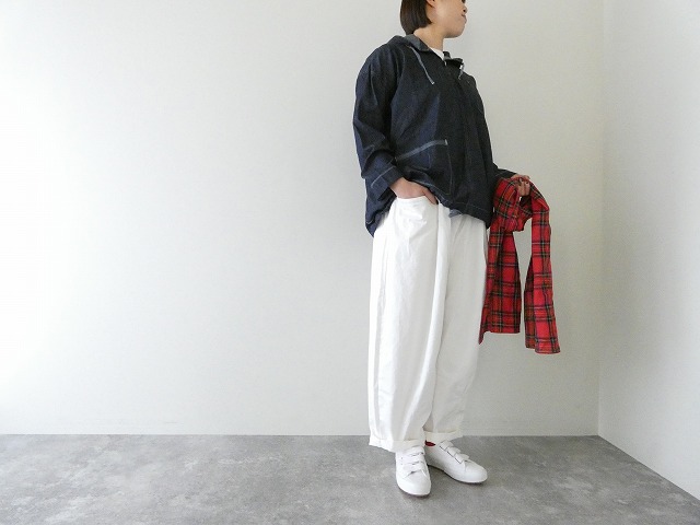 快晴堂(かいせいどう) 【SPACE MOO別注】HAYATE CCBY DUTY WEAR デニムフードデッキシャツの商品画像1