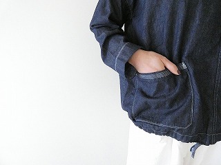 快晴堂(かいせいどう) 【SPACE MOO別注】HAYATE CCBY DUTY WEAR デニムフードデッキシャツの商品画像21