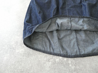 快晴堂(かいせいどう) Girl'sライトオンスデニム斜めポケット・裾ダーツスカートの商品画像29