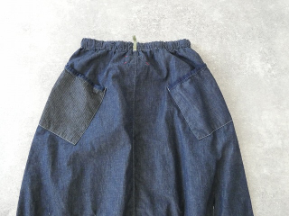 快晴堂(かいせいどう) Girl'sライトオンスデニム斜めポケット・裾ダーツスカートの商品画像30