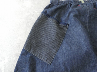 快晴堂(かいせいどう) Girl'sライトオンスデニム斜めポケット・裾ダーツスカートの商品画像31