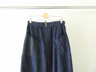 快晴堂(かいせいどう) Girl'sライトオンスデニム斜めポケット・裾ダーツスカートの商品画像33