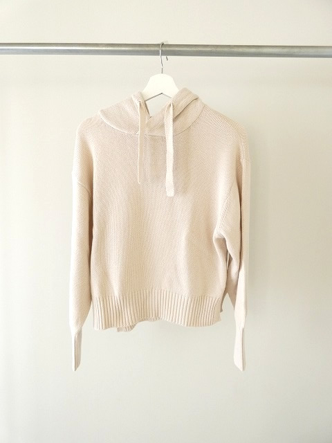 mao made(マオメイド) ざっくりアサーメン 気持ちちょい短めフード付きプルオーバーの商品画像12