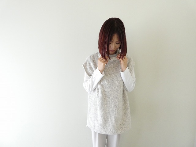 MidiUmi(ミディウミ) パイルボアハイネックベストの商品画像1