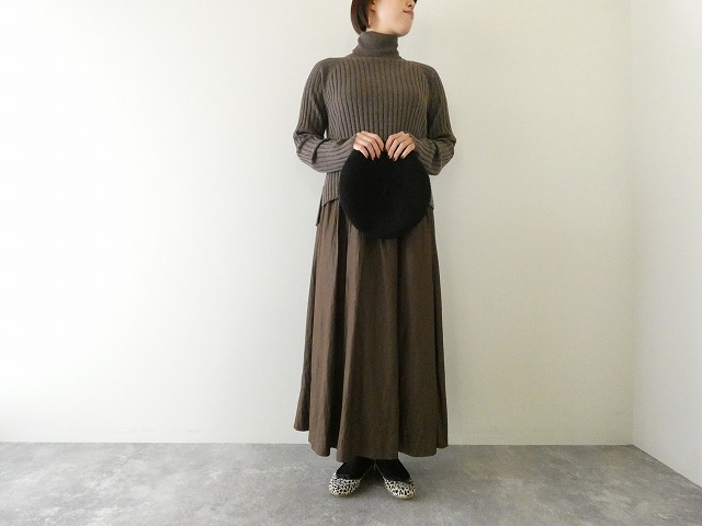 mizuiro ind(ミズイロインド) ワイドリブハイネックプルオーバーの商品画像10