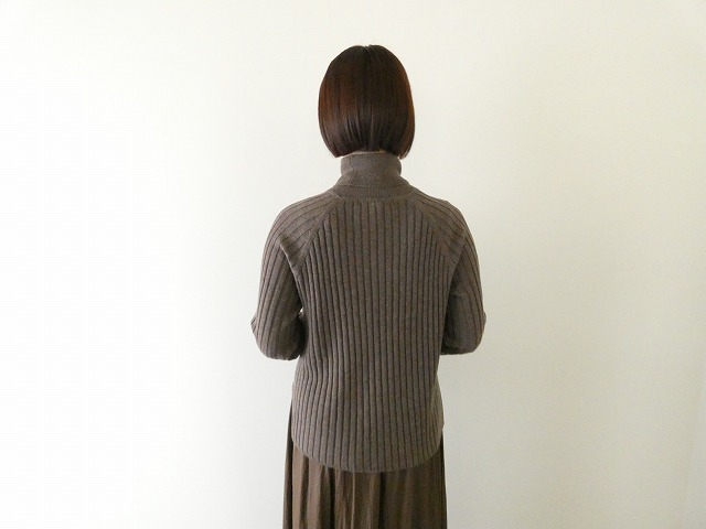 mizuiro ind(ミズイロインド) ワイドリブハイネックプルオーバーの商品画像12