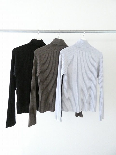 mizuiro ind(ミズイロインド) ワイドリブハイネックプルオーバーの商品画像13