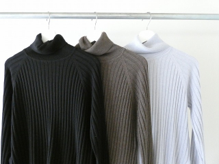 mizuiro ind(ミズイロインド) ワイドリブハイネックプルオーバーの商品画像16