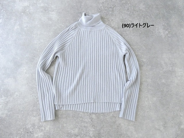 mizuiro ind(ミズイロインド) ワイドリブハイネックプルオーバーの商品画像28